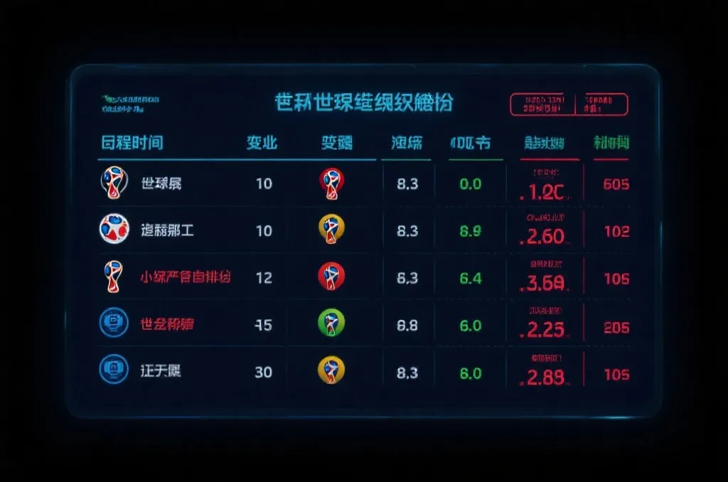 2026世界杯积分榜几点开始？看懂赛程刷新节点，先一步抓住出线悬念